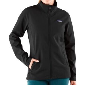 PATAGONIA Sidesend Soft-Shell Black Wind Water Resistant Jacket Size M